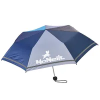 McNeill Taschenregenschirm Regenschirm Taschenschirm Blau