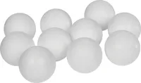 Kickerbälle, Tischfußball, Kickertischbälle, 10er Set, weiß, hart