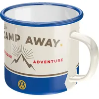 Nostalgic-Art - Smaltovaný hrnček - Volkswagen - VW Bulli - Let's Camp Away