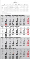 Güss 4-Monatskalender Viermonatskalender 60x30cm