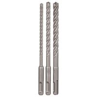 3tlg. Hammerbohrer-Set SDS-Plus-7X 6; 8; 10 mm