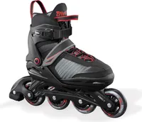 crivit Jugend Inlineskates Größe 37-41 schwarz/rot Inliner verstellbare Größen