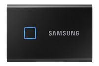Samsung T7 Touch Portable SSD - 1 TB - USB 3.2 Gen.2 Externe SSD Metallic Black (MU-PC1T0K/WW)