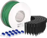 ONVAYA® Mähroboter Reparaturset 1: Kabel (100m) + Erdnägel (100 Stk) + Verbinder (10Stk)