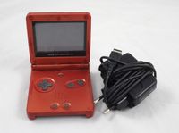 Nintendo Game Boy Advance SP Handheld Spielkonsole Flammen Rot GBA in