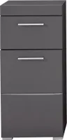 trendteam Bad Stauraumelement Amanda Grau Melamin/Agave grau HG.TZ 37 x 79 x 31 cm