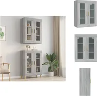 vidaXL Hängeschrank Grau Sonoma 69,5x34x90 cm -  Sideboards