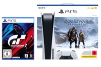 Sony Playstation 5 PS5 Disc mit Blu-ray Laufwerk God of War Bundle + Gran Turismo 7