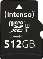 Intenso 512 GB microSDXC Speicherkarte UHS-I Premium inkl. SD-Adapter