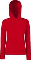 Fruit of the Loom 62-038-0 | Lady-Fit Classic Hooded Sweat - Farbe: Red - Größe: M