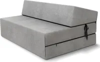 Klappmatratze 120x200 cm Futonsofa SUZI MAXI Kaltschaum Polyurethan Höhe ca. 14 cm Trinity  Grau