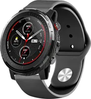 Strap-it Xiaomi Amazfit Stratos Sportarmband (Schwarz)