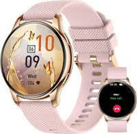Smartwatch, 1.32" HD Fitness Tracker mit Telefonfunktion, 110+ Sports, 24H Herzfrequenz SpO2 Schlafmonitor, Armbanduhr für iOS Android