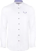 Trachtenhemd Luis weiß blau XL
