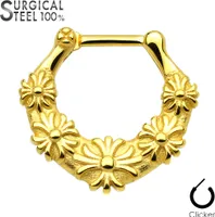 Nasenpiercing Septum Ring Clicker Nasenring Klapp Piercing Nase Ketten Chain