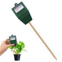 Ruining 3 STK Mini Pflanze Gartengeräte Garten geräte Set mit Boden Feuchtigkeitsmessgerät Pflanzen 3 in 1 Bodentester für Feuchtigkeit/Sonnenlicht/pH-Tester Keine Batterien erforderlich 
