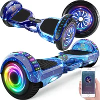 Hoverboard 10 palcový elektrický skúter s Bluetooth Smart Scooter Elektrická rovnováha Hoverkart Deti dospievajúci a dospelí LED Skateboard 500W Retoo