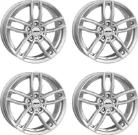 Autec disky kol MERCADOR 8.0x18 ET 43 5x112 brilliant silver 4-MC8018435075118 kompatibilní s Mercedes-Benz E EQA EQB GLK
