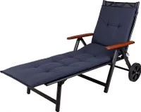 Auflage Rollliege Rustico 50431-701 anthrazit 192x56x5 cm Sun Garden