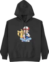Bio Baumwolle Kinder kapuzenjacke Pikachu Ash freunde Pokemon Boy Kids Shirt Comic Anime Manga Hoody