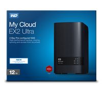 Western Digital My Cloud™ EX2 Ultra, NAS, 12 TB, antracitová farba