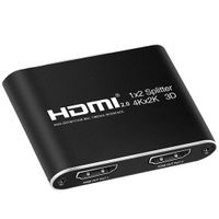 INF HDMI-Splitter 1x2, HDMI Verstärker, Verlängerung, 3D 1080P 10 Meter 4K 5 Meter