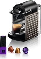Krups Nespresso Pixie Titan XN304T, Pad-Kaffeemaschine, 0,7 l, Kaffeekapsel, 1260 W, Titan
