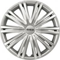 Hubcaps Giga 15 Zoll ABS Silber Set von 4