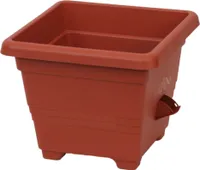Samozavlažovací kvetináč Bergamot Plastia terakota 50 x 50 cm
