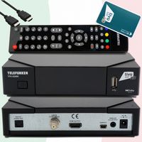 Telefunken TKF-S2000 Full HD Sat-Receiver mit Aktiver TIVUSAT Karte