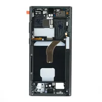 Original Mittelrahmen Samsung Galaxy S22 Ultra SM-S908 Phantom Black GH96-14953A