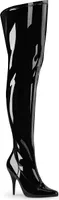 SEDUCE-3000WC Damen Boots von Pleaser Pink Label, Schwarz  , EU 44, US 14