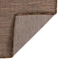 vidaXL Vonkajší koberec Flatweave 160x230 cm Brown