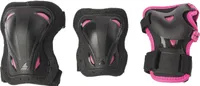 Rollerblade Skate Gear Junior Protection Set (Schwarz/Pink) XXS