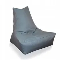 Outdoor Indoor Sitzsack ECO Lounge Puff Relax-Sessel Sitzkissen Bodenkissen Bean Bag 290L Grau