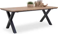 Gartentisch SANSIBAR HOLSTAD BHT 200x75x100 cm bunt Outdoortisch Balkontisch