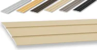 (8,80EUR/m) Übergangsprofil 38 x 900 mm Sand selbstklebend flach Nahtdeckprofil Dehnungsfugenprofil Abdeckleiste