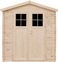 Drevený záhradný domček S IMPREGNOVANOU PODLAHOU, uzamykateľné dvere - Š206xD216xV218 cm 3,53 m2- Timbela M343F+M343G