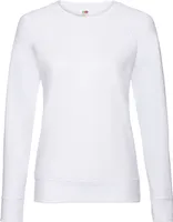 Lightweight Raglan Sweat Lady-Fit ,Farbe: weiß ,Größe: S