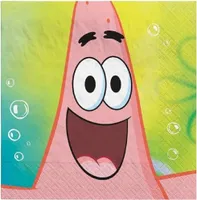 Amscan 512627-66 - Ubrousky SpongeBob - 16 ks - 33 x 33 cm