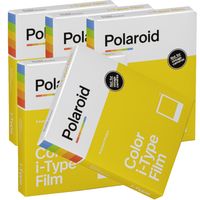 Polaroid I-Type Set (5x Color), 40 Bilder, Original Standard Color Sofortbildfilm für i-Type Kameras