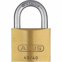 ABUS 118-26 Hängeschloss 45, messingfarben, 4-teilig (1 Set)