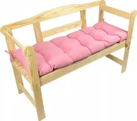 Gartenbankkissen, Rosa, 180x40x8, Gartenkissen, Gartensitzkissen, Outdoorkissen, Gartenkissen