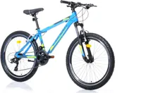 24 Zoll Mountainbike Fahrrad Alu Rad 24' MTB Bike Gabelfederung 21-Gang Hardtail