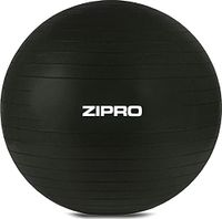 Zipro Anti Burst Gymnastikball - Fitnessball mit Luftpumpe 55 cm Schwarz