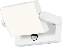 LED Solution Bílé fasádní LED svítidlo náklopné s pohybovým čidlem 17W IP65 Barva světla: Teplá bílá 2938