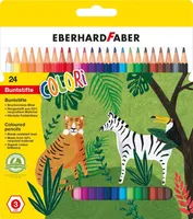 EBERHARD FABER Hexagonal-Buntstift COLORI 24er Kartonetui