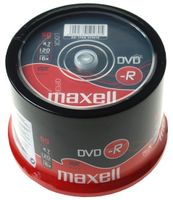Maxell DVD-R Rohlinge 4.7GB 16x 50er Spindel