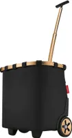 reisenthel carrycruiser frame gold Einkaufstrolley Schwarz Gold - Schwarz