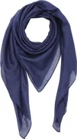 Baumwolltuch - blau - navy - quadratisches Tuch